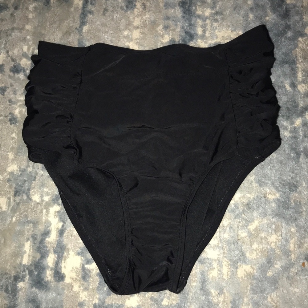 High waisted swim bottom